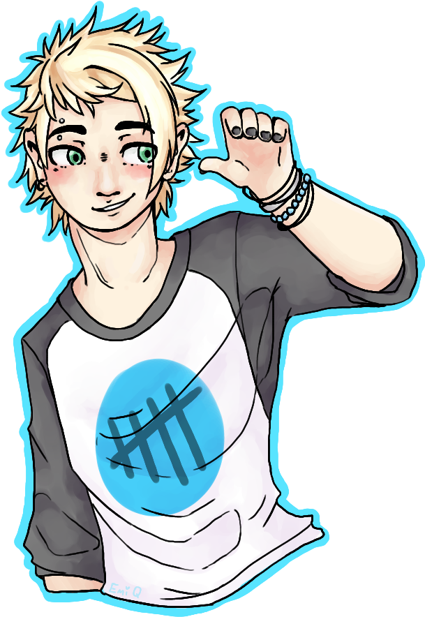 Michael Clifford By Xxlightningdawnxx On Deviantart - Michael Clifford Cute Drawing (686x916)