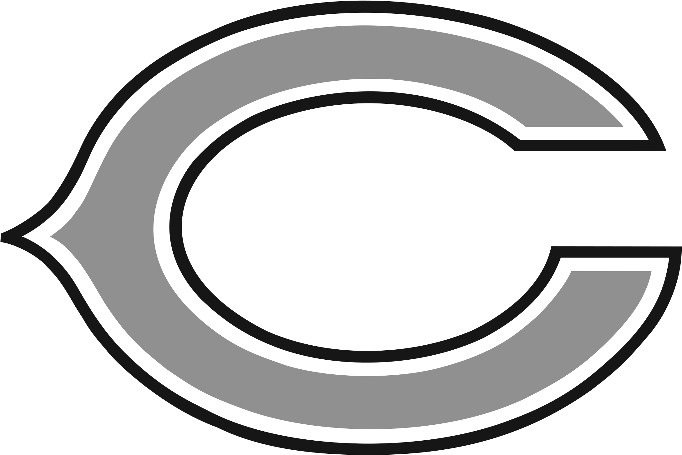 Chicago Bears Logo Black And White - Chicago Bears Logo Black And White (2400x1600)