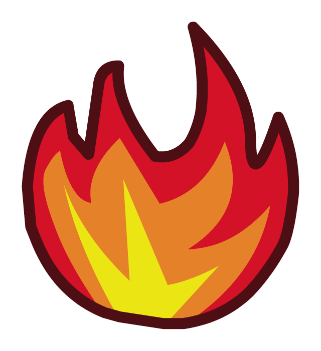Cj Fire Icon - Fire Icon Club Penguin (640x701)