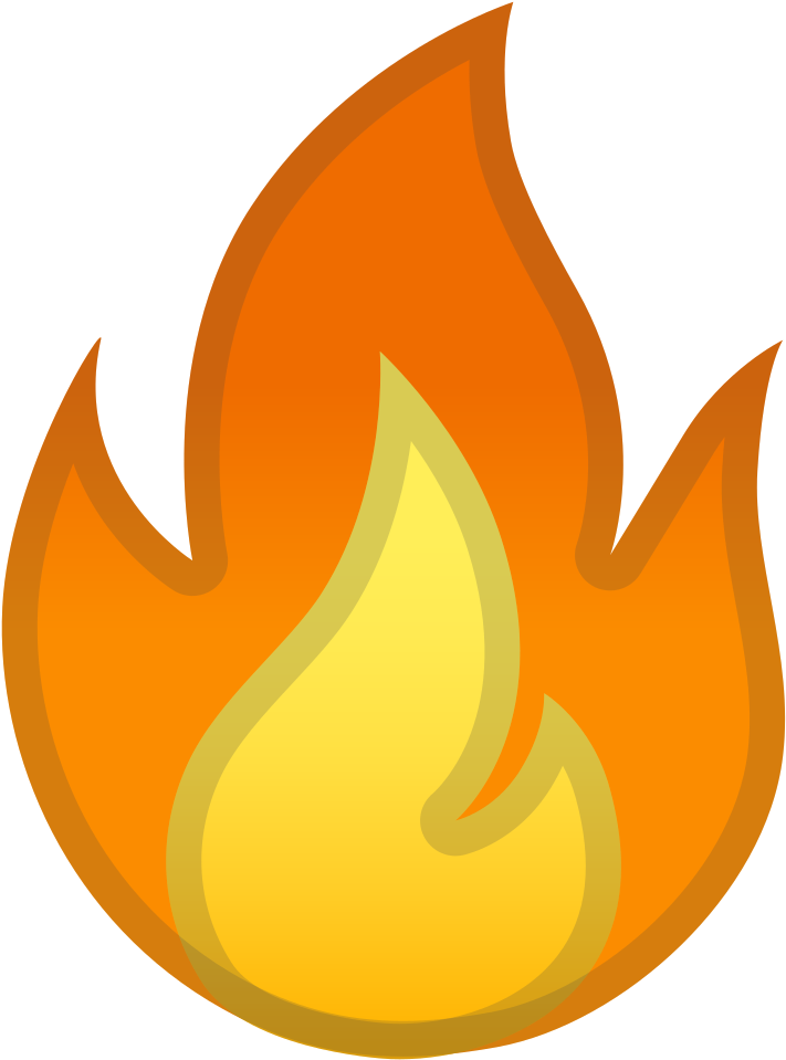 Fire Icon - Feuer Emoji (1024x1024)