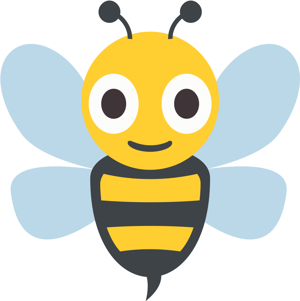 Honeybee Cartoon 24, Buy Clip Art - Bee Emoji (1024x1024)