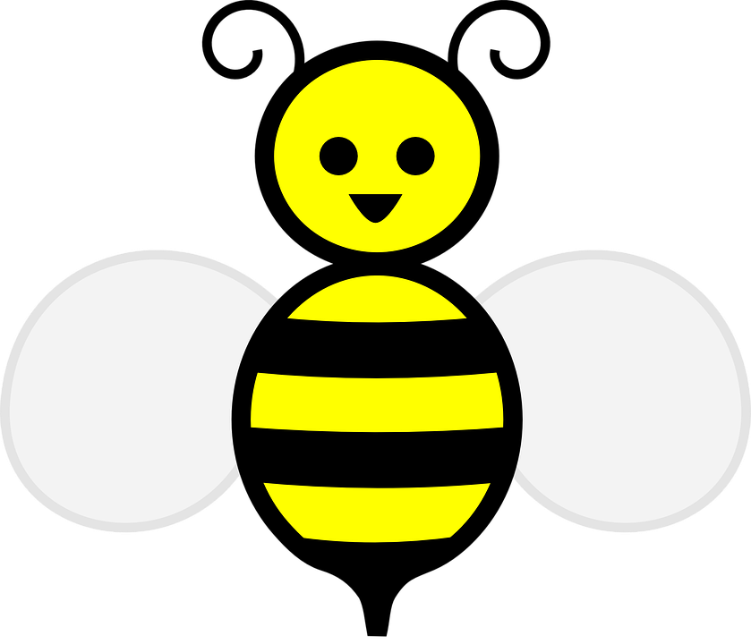 Honey, Cartoon, Shapes, Bee, Cute, Stripes, Circles - Custom Cartoon Bee Pillow Case (839x720)