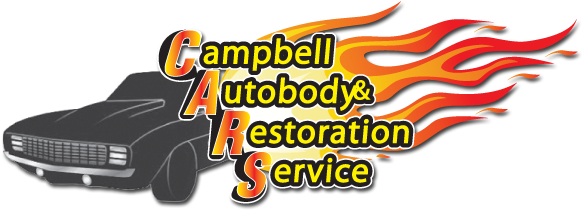 Logo Campbell Autobody Restoration Service - Graphic Design (582x230)