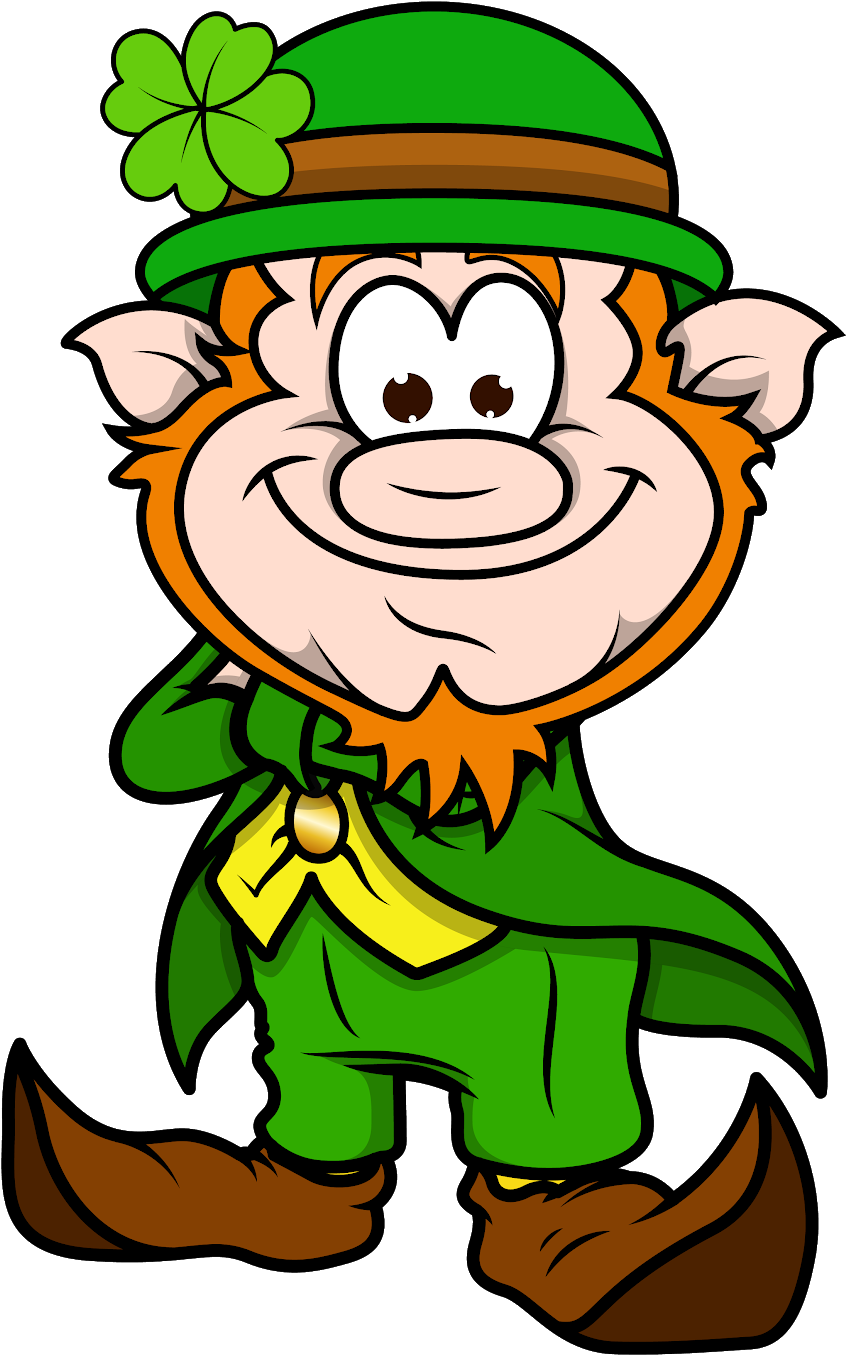 The Leprechaun Is A Small Unfriendly Man/fairy Dressed - Imagenes De Un Duende Animado (1093x1600)