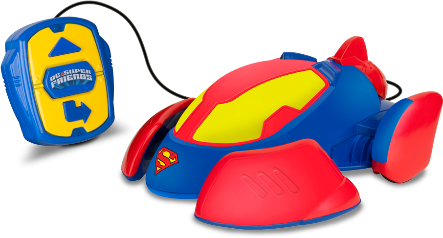 Dc Super Friends Blazing Engine Superman (1002x672)