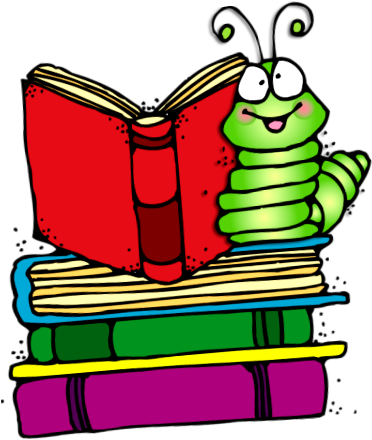 Library Class Clipart Download Library Class Clipart - Bookworm Clip Art (878x932)
