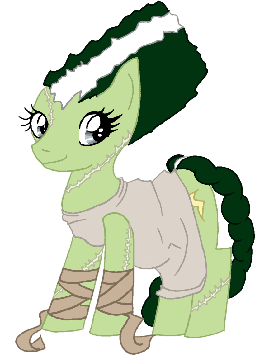 Mlp The Bride Of Frankenstein By Rena Muffin - Cartoon (900x1221)