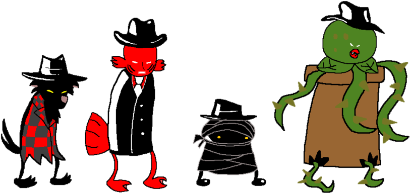 Midnight Crew Gambit Schemas By Zootycutie - Cartoon (1024x512)