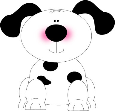 Dog Clip Art Dog Images - Valentine Puppy Clipart (385x371)