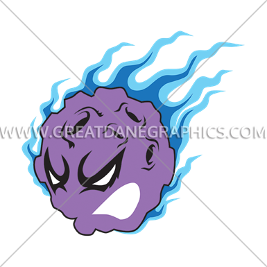 Comet Flying Mascot - Cartoon (385x385)