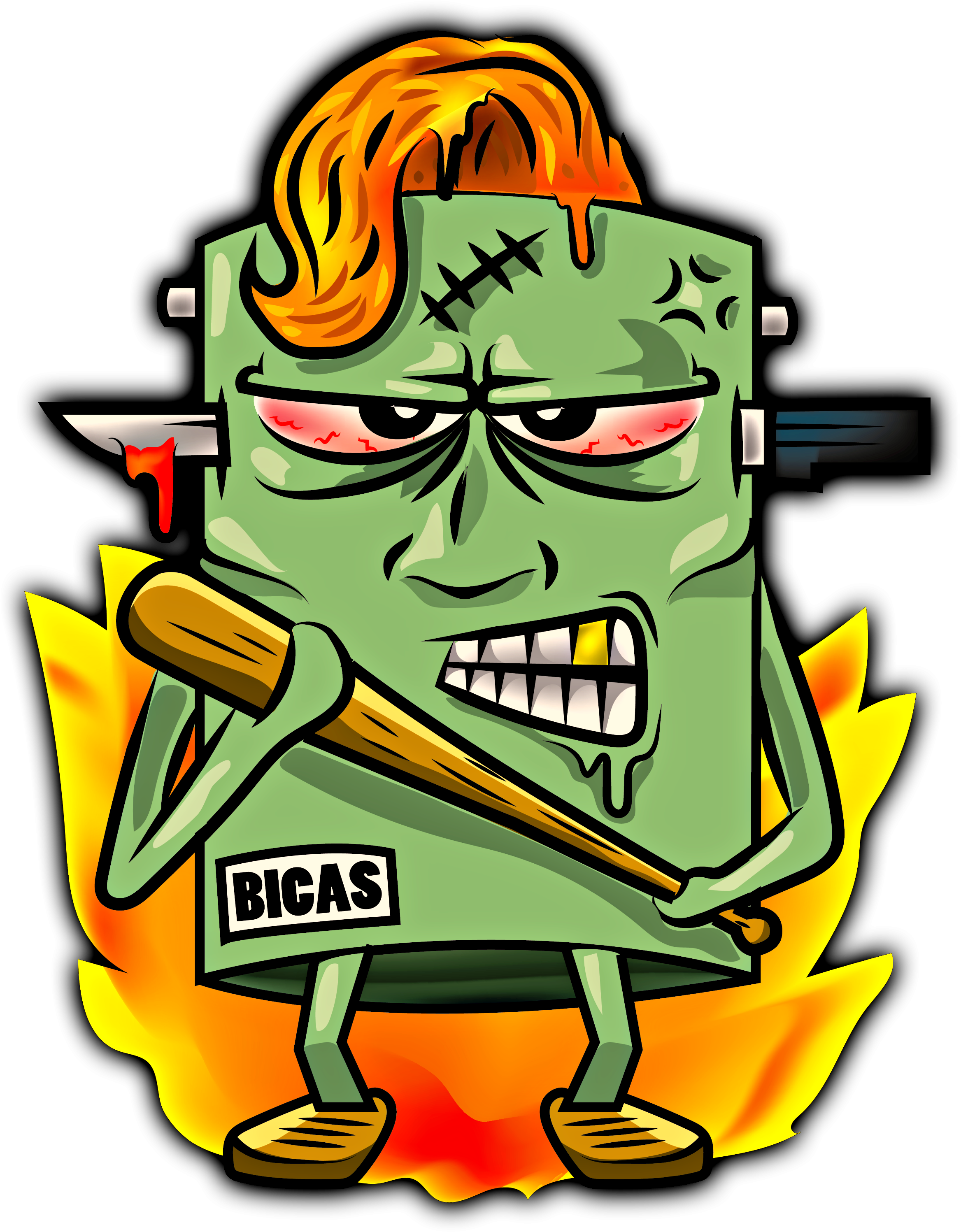 Tarro , Graffiti , Bad , Ilustracion , Bate , Baseball - Baseball (2396x3063)