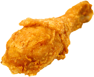 Bucket Of Fried Chicken Clipart - 1 Piece Fried Chicken (500x330)