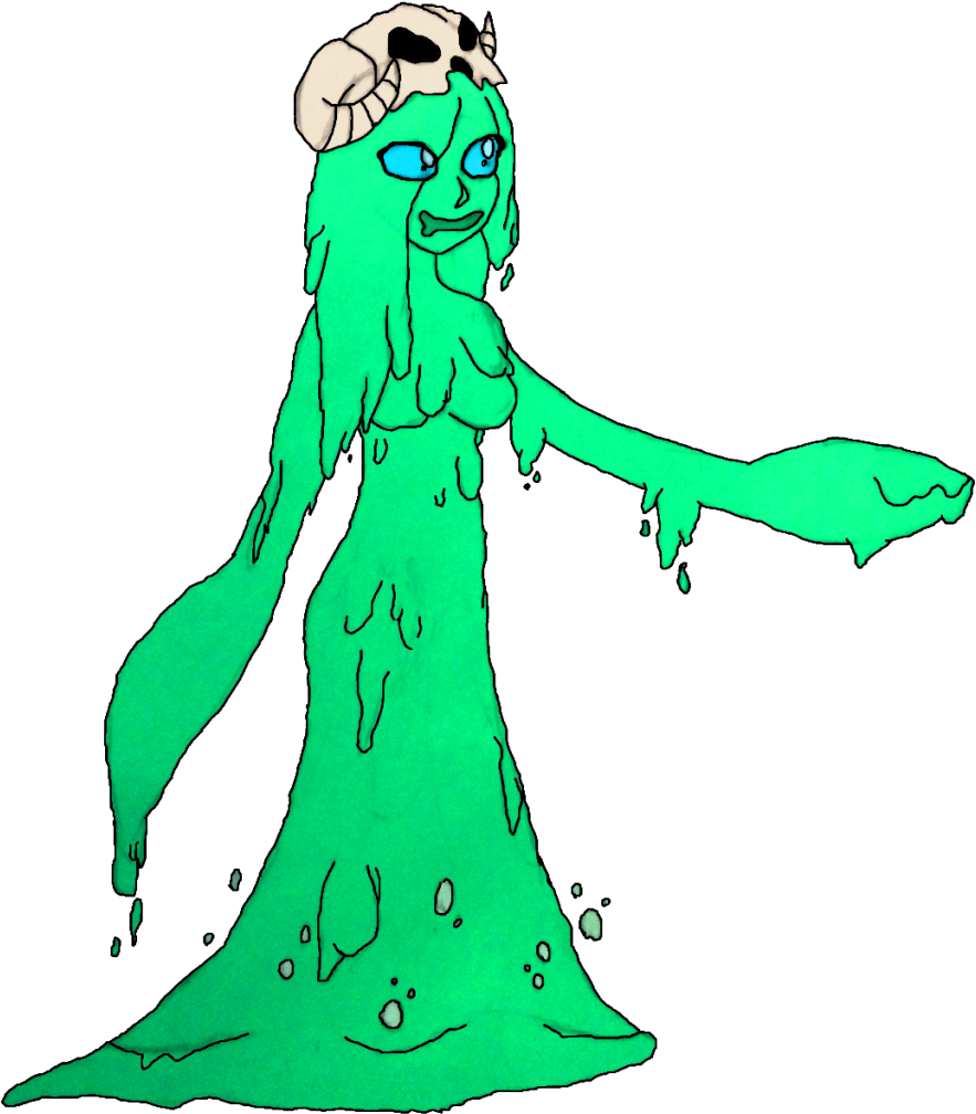 Slime - Cartoon (892x1023)
