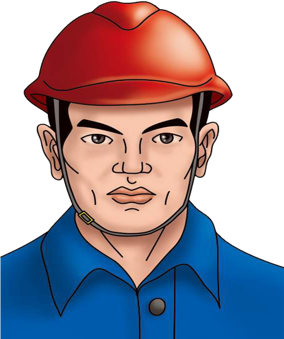 Hard Hat Laborer Cartoon - Hard Hat Laborer Cartoon (714x710)