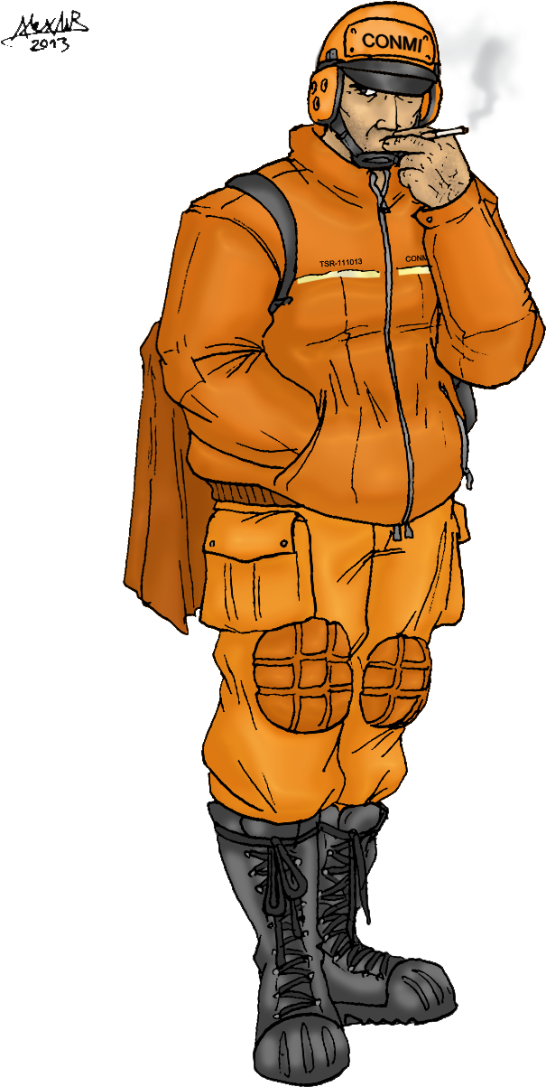 Laborer Science Fiction Mining Industry Construction - Laborer Science Fiction Mining Industry Construction (786x1225)