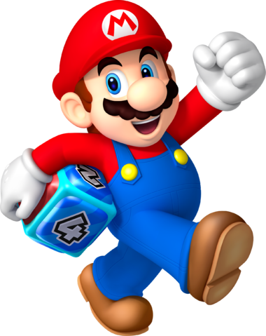 Mario Fireball Png - Mario Party Island Tour Mario (380x479)