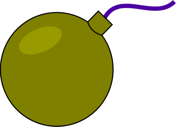 Bomb Clipart - Bomb (600x432)