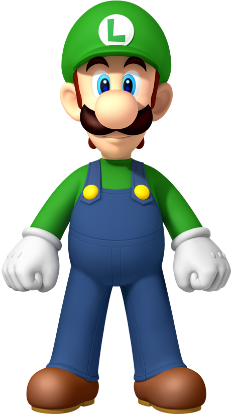 Standard Special Move, Fireball - Mario Bros Personajes Luigi (480x840)