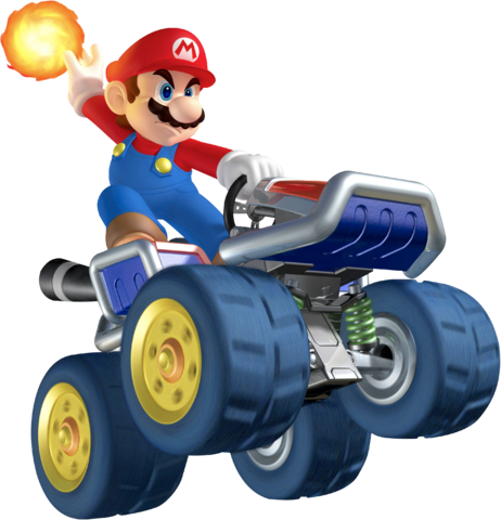 Mario Kart 7 Mario (462x480)