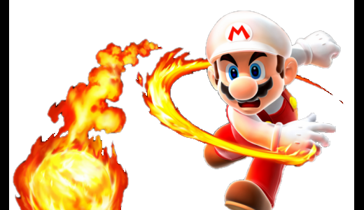 Flame On How To Make A Hold-able Fireball [video] - Mario With Fire Flower (520x300)