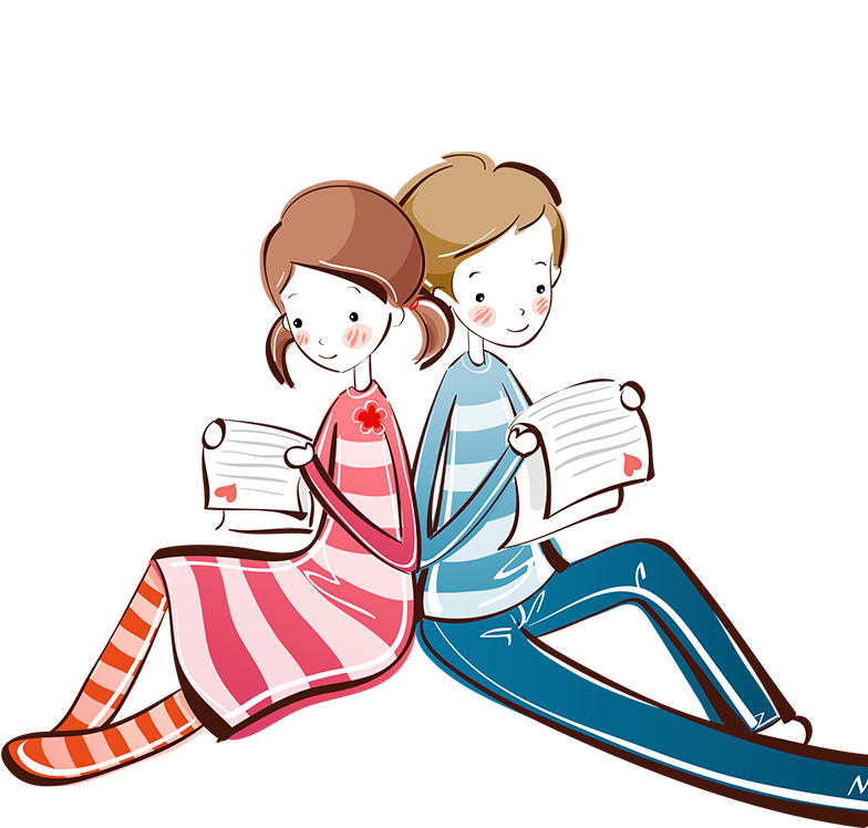 Samsung Galaxy Note 3 Iphone 6 Cartoon Drawing Wallpaper - Cute Little Couple Vector (800x800)