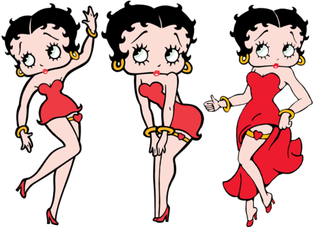 Betty Boop Foto - Betty Boop Cupcake Toppers (500x322)