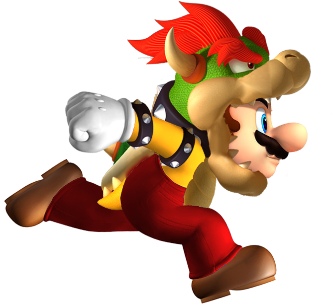 Bowser Mario, Other - Bowser Mario Power Up (760x700)