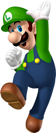 Luigi - Super Mario Bros Luigi (266x559)