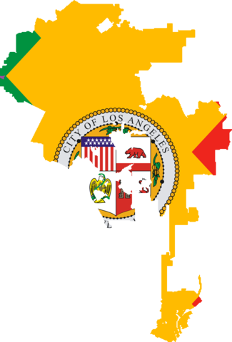 Local Government Cliparts 23, Buy Clip Art - Los Angeles Map Vector (325x480)