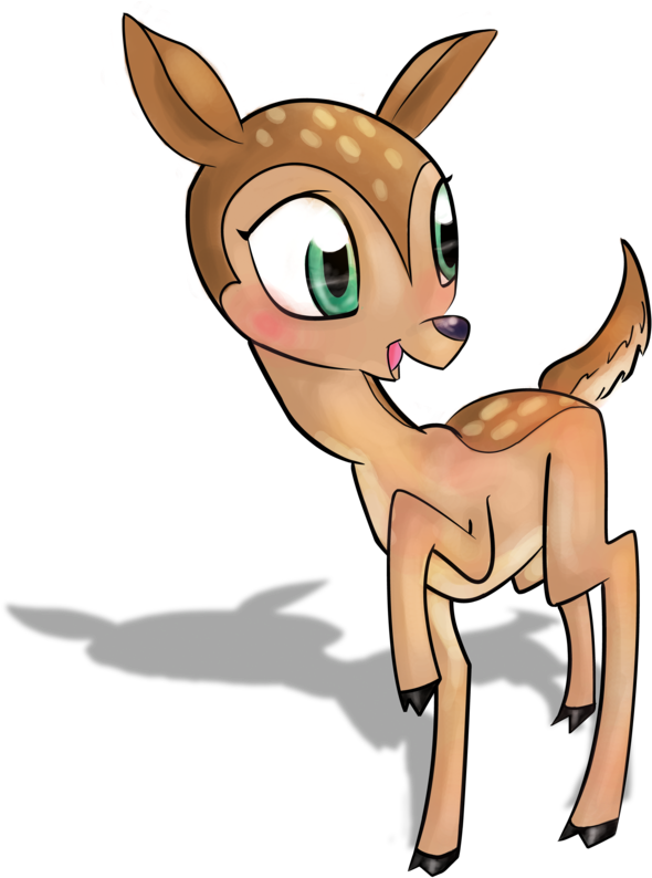 Animated Cute Deer (900x825)