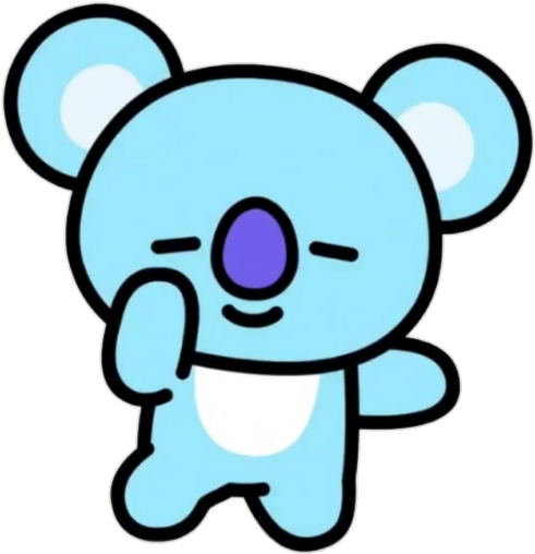 Bt21 Cute Koyabt21 Bts Koala Rm - Bt21 Gif (661x609)