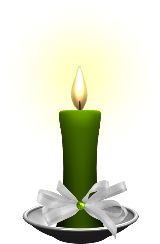 Green Candle Clipart - Green Candle Clipart (800x800)