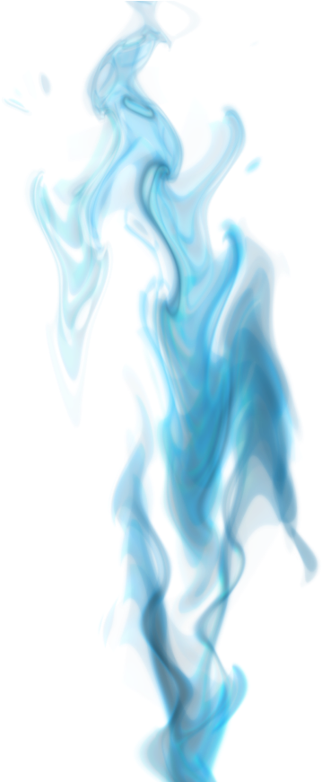 Blue Fire Png - Blue Smoke Transparent Background (621x870)