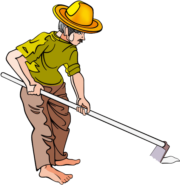 Farmer - Cartoon Farmer Png (650x838)