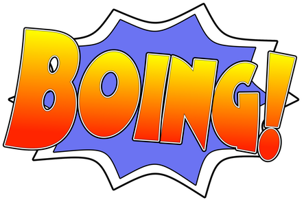 Ka Pow Comic Sound Effect Bubbles Messages Sticker - Comic Sound Effects Png Transparent (450x300)