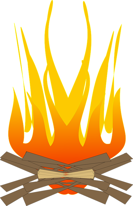 Campfire Clip Art 9, - Campfire Clipart Png (465x720)