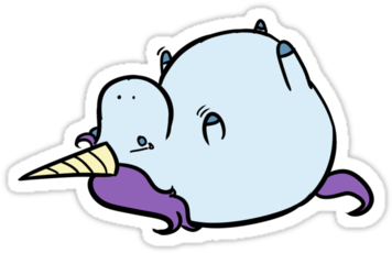 Fat Narwhal Cliparts - Fat Unicorn (640x480)