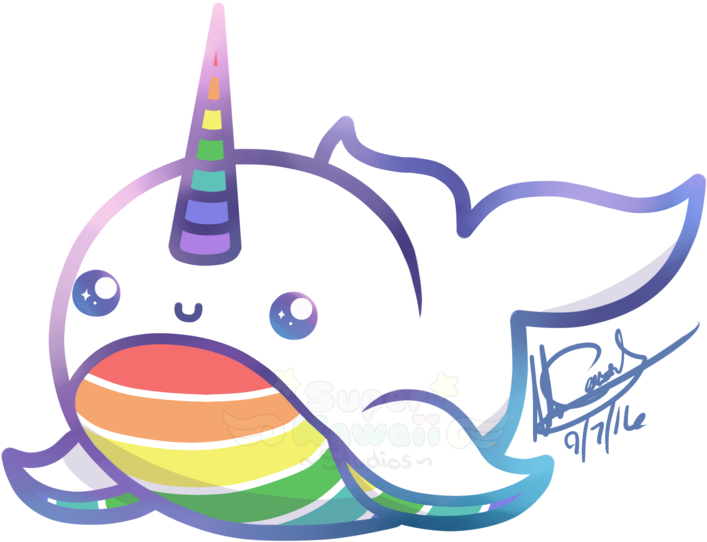 Amazing Cartoon Narwhal Pictures Narwhal Clipart Narwhal - Portable Network Graphics (1024x640)