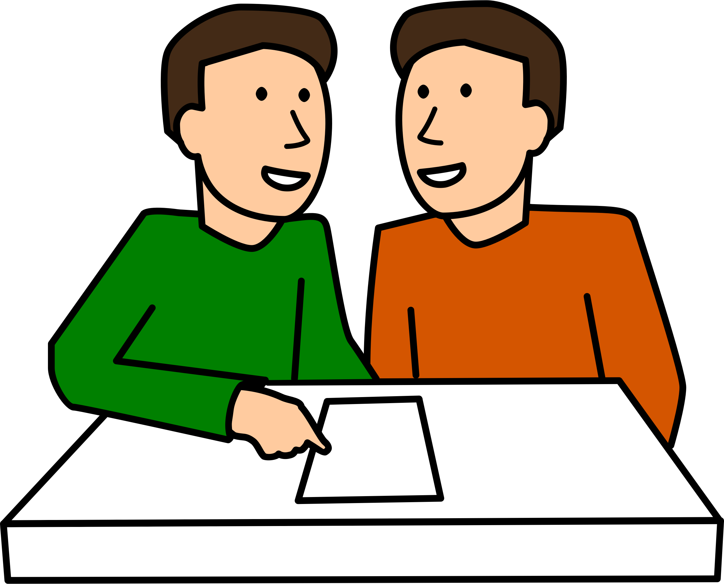 Clipart - Group Work Png (2400x1934)