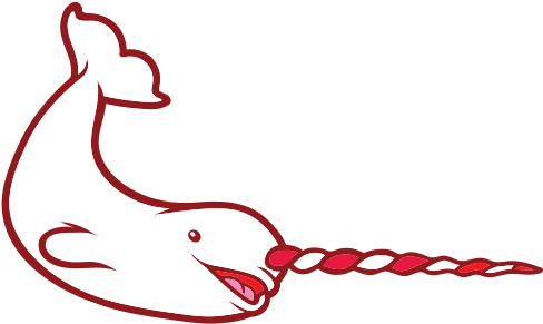 Drawn Narwhal Transparent - Narwhal Motion (500x301)