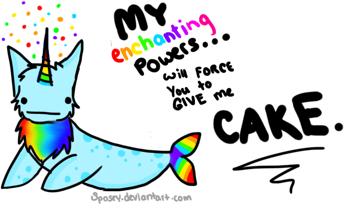 Like A Narwhal Birthday Birthday Narwhal Thing By Sposey - Cartoon (792x450)