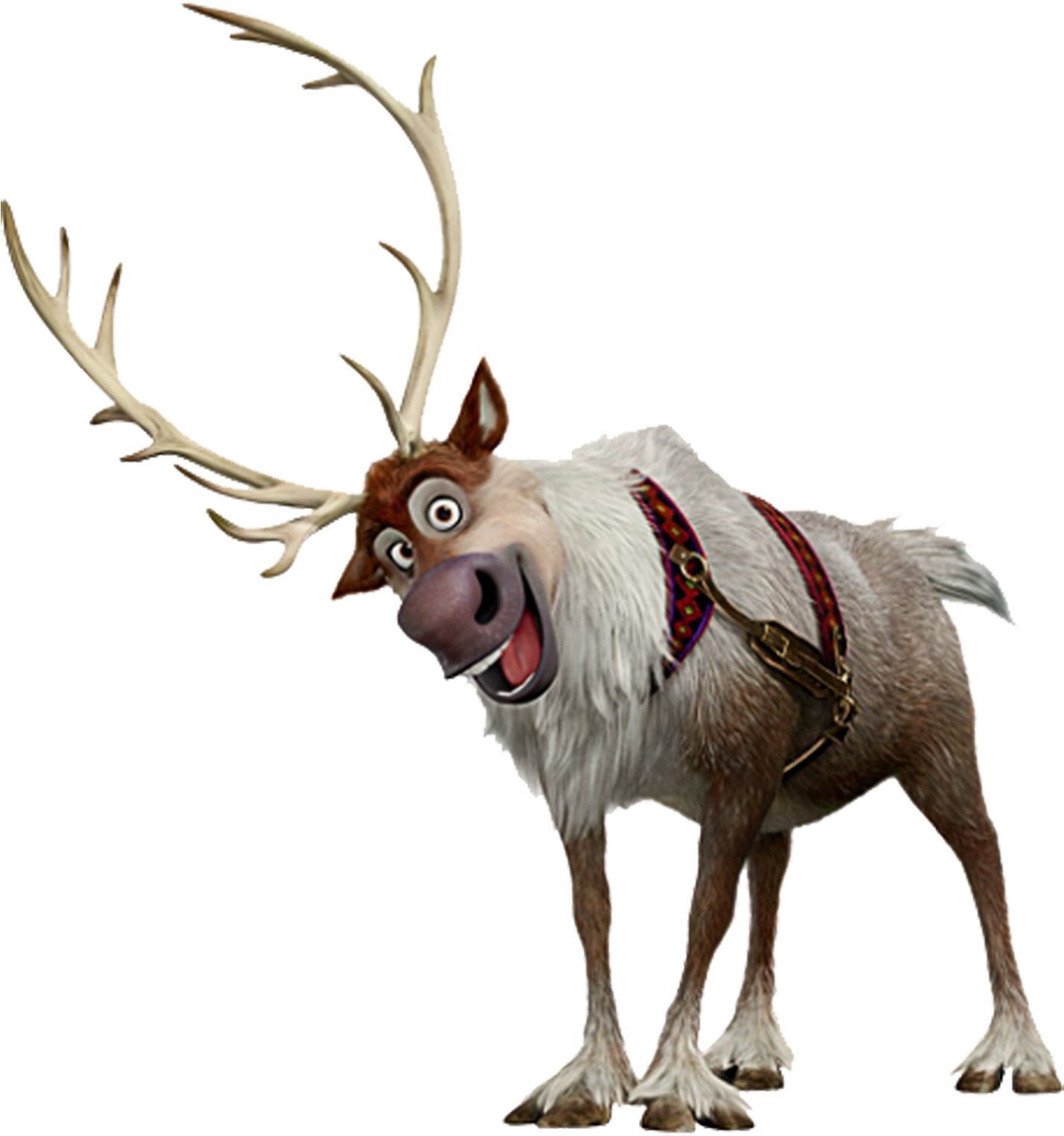 Deer Free Png Transparent Background Images Free Download - Frozen Kristoff And Sven (1462x1553)