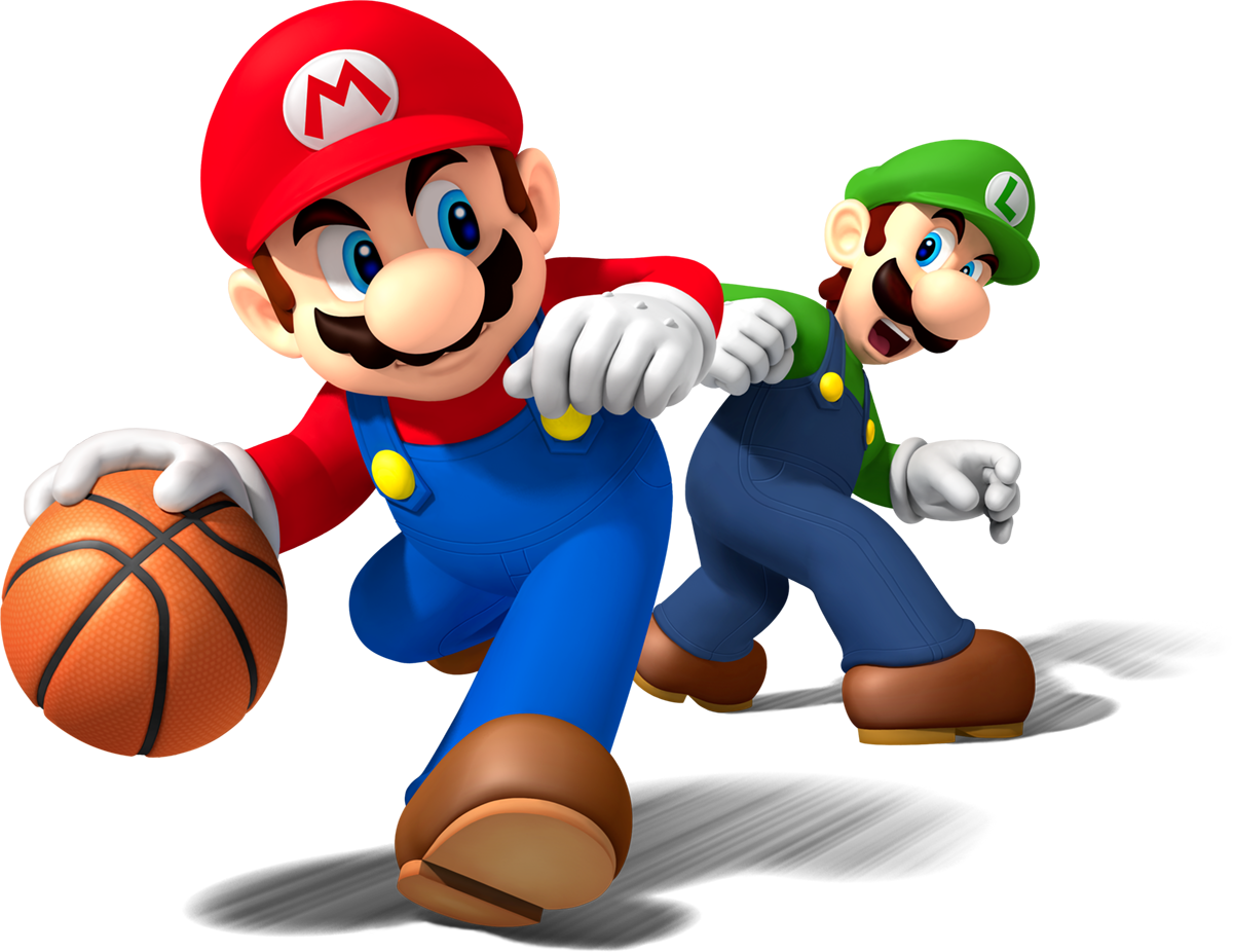 Mario Sports Central - Mario And Luigi Play (1200x926)
