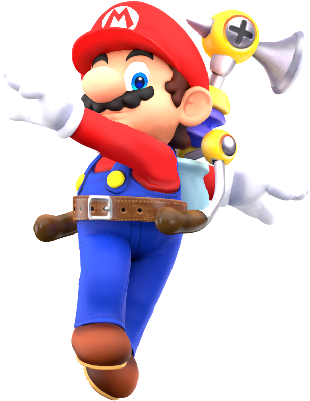 First Time Rendering Mario By Nibrocrock-d7hgowq - Super Mario Sunshine Render (710x803)