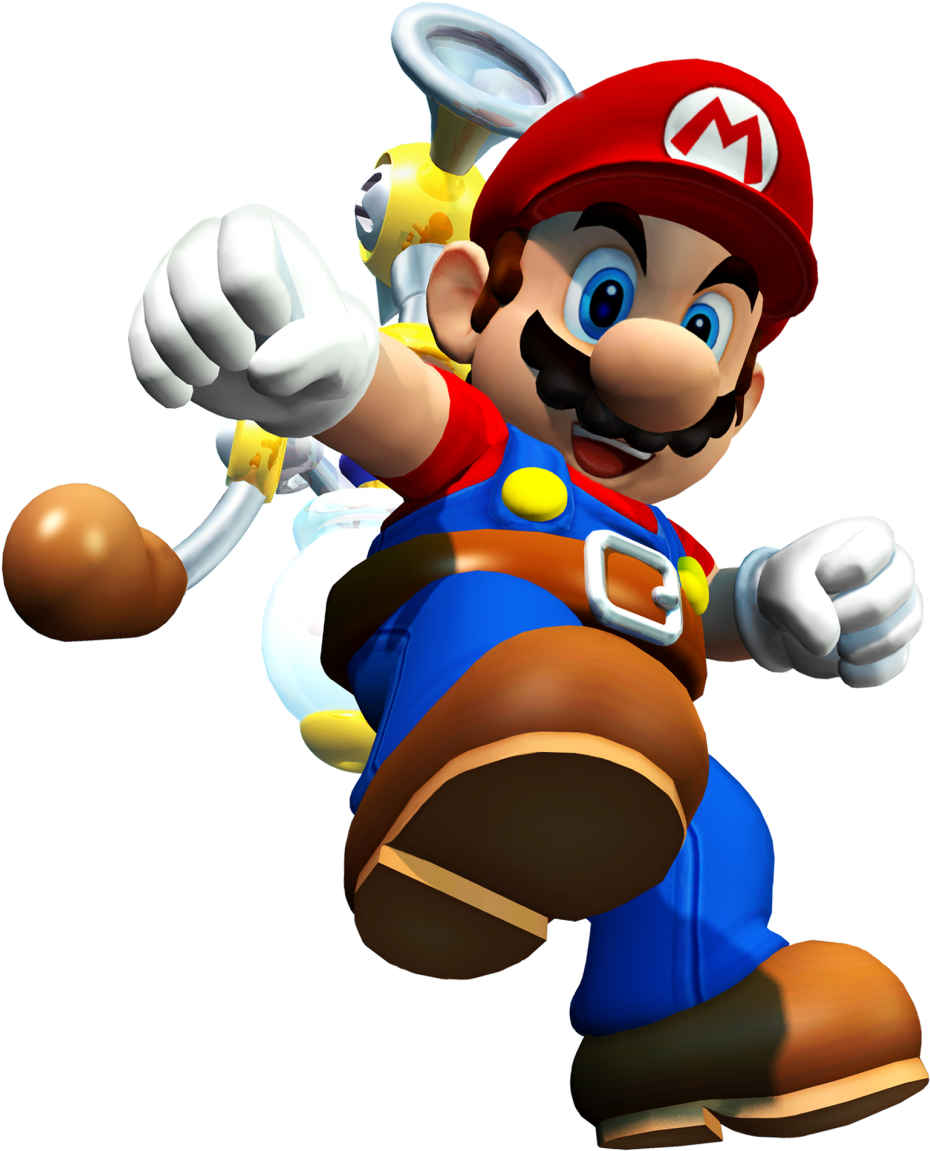Super Mario Sunshine Render By Nickanater1-d7fvp6v - Super Mario Sunshine Mario (936x1157)