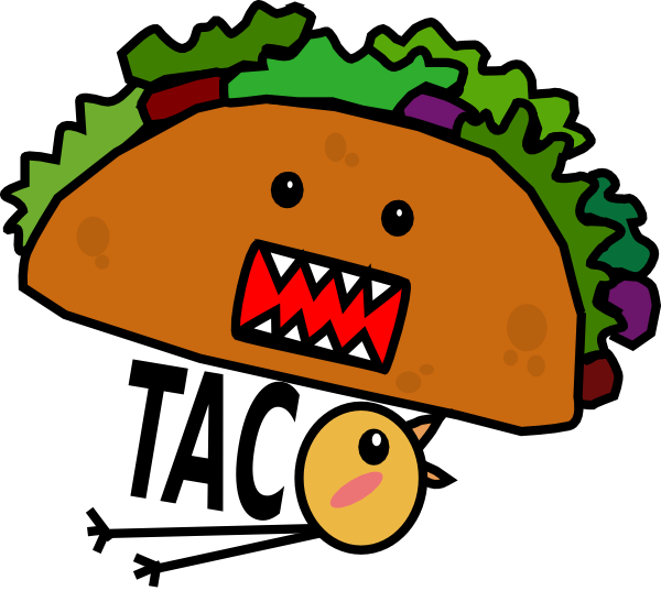 Taco Mae Chick Clip Art At Clker - Taco Clip Art (600x537)