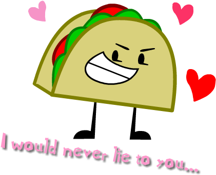 Taco Valentine By Thetgrodz - Inanimate Insanity Taco Sour Cream (432x377)