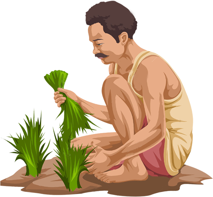 Farmer - Indian Farmer Logo Png (719x655)