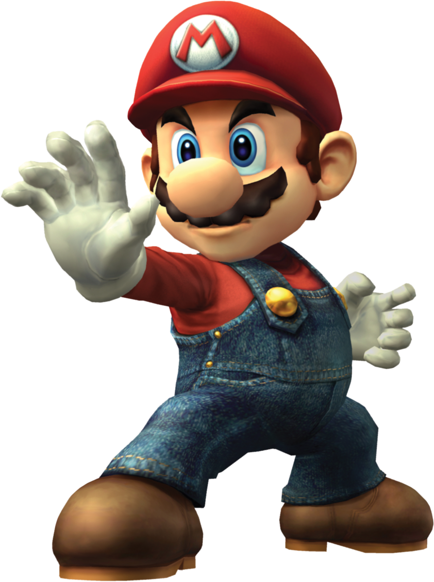 Super Mario Bros - Super Smash Bros Brawl Mario (894x1198)