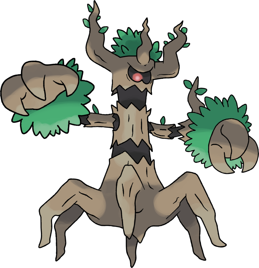 Trevenant V2 By Theangryaron-d7758xh - Pokemon Trevenant (878x910)